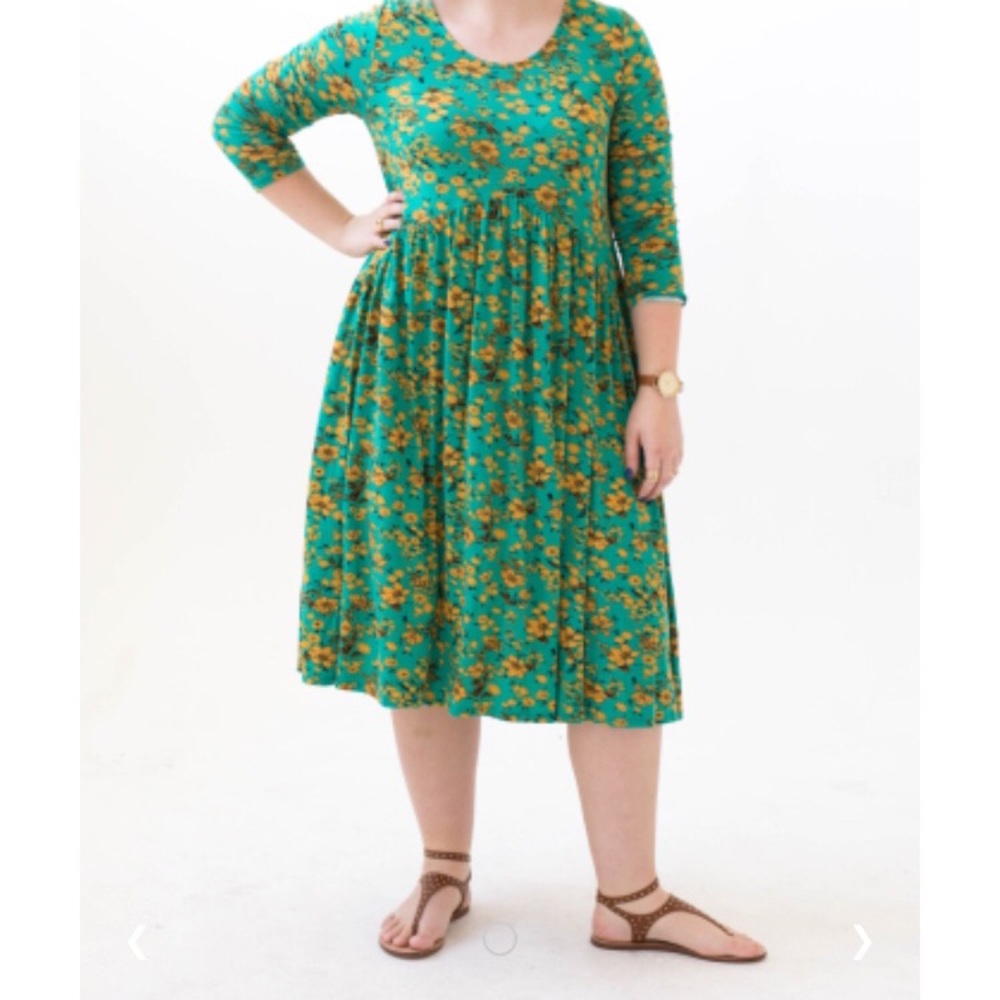 Agnes & Dora Muse Midi Dress Let Me See You Smile